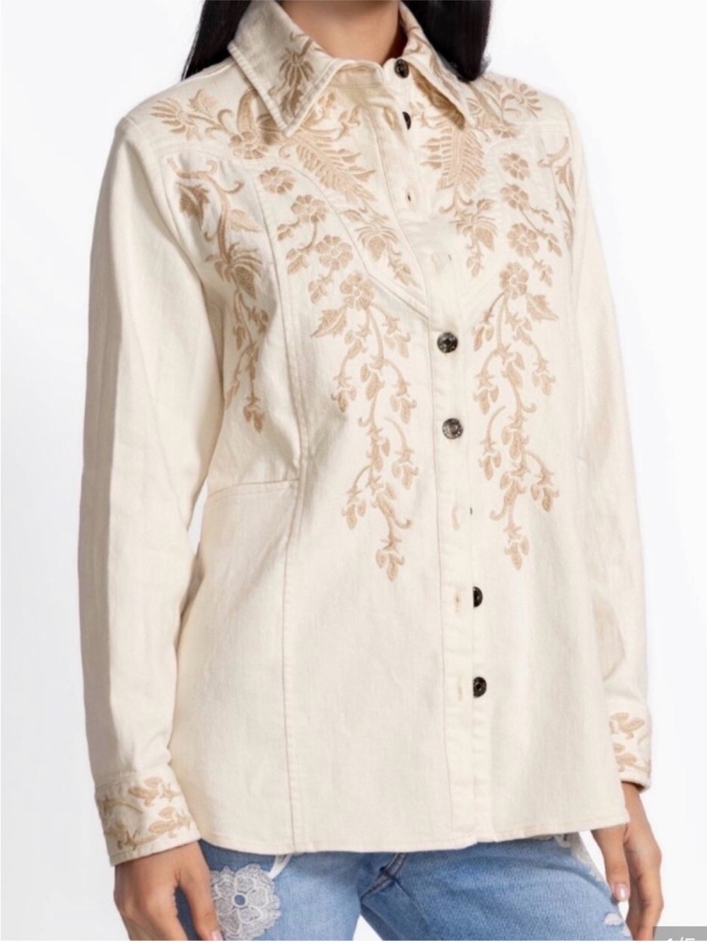 Johnny Was Western Seamed Jacket